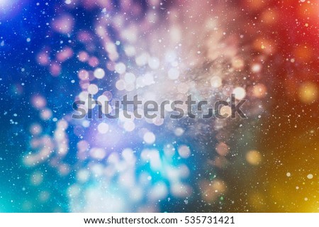 Golden Abstract Sparkles Glitter Lights Festive Stock Photo 585187027