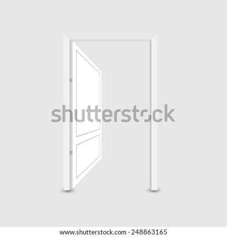 Open White Door Open White Door