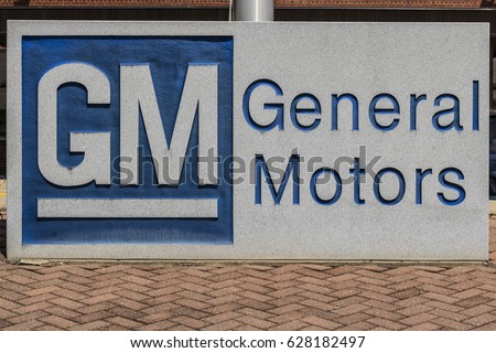 Marion - Circa April 2017: General Motors Logo and Signage at the Metal Fabricating Division. GM opened this plant in 1956 II
