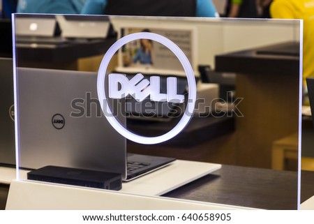 Cincinnati - Circa May 2017: Dell Technologies Display and Logo. Dell merged with the EMC Corporation in 2016 I