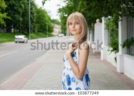 Woman Walking Down Street Stock Photos, Images, & Pictures | Shutterstock