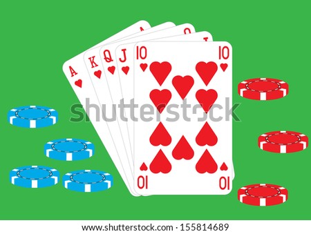 Stock Images similar to ID 160433939 - king of heart. deck romantic...
