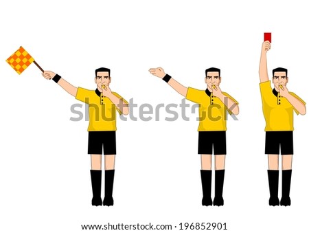 Soccer referees hand with yellow and red card Stock Photos, Images ...