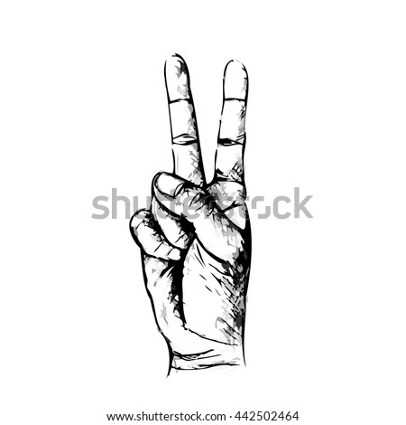  Hand Sketch Drawing Two Stock Illustration 442502464 - Shutterstock