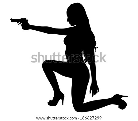 Girl Gun Vector Stock Images, Royalty-Free Images & Vectors | Shutterstock