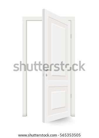 Open White Door Open White Door