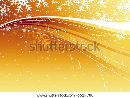 Gold Christmas Background Vector Illustration Stock Vector 6629980 - Shutterstock