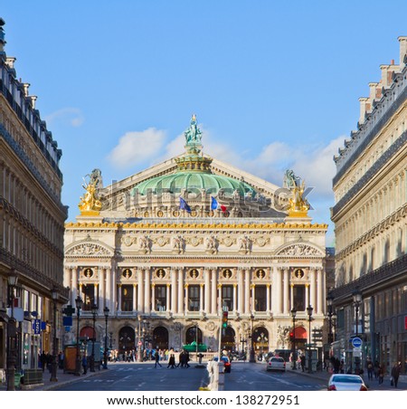 Palais Garnier  - opera house of Paris, France