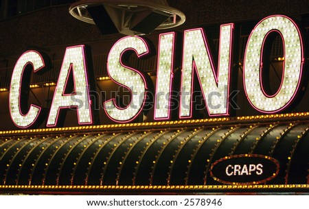 Neon Casino Entrance Sign Stock Photo 2578948 - Shutterstock