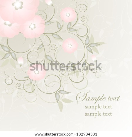 Retro Floral Seamless Background Stock Vector 43651048 - Shutterstock