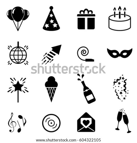 Celebration Icons Stock Images, Royalty-Free Images & Vectors ...