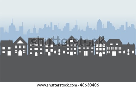 Town Silhouette Stock Photos, Images, & Pictures | Shutterstock