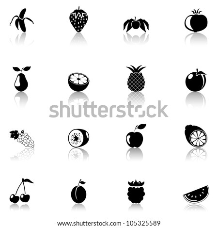 Icon Fruits black