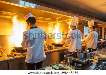 Restaurant Kitchen Chefs restaurant kitchen stock images, royalty-free images & vectors Restaurant Kitchen Chefs restaurant kitchen stock images, royalty-free images & vectors