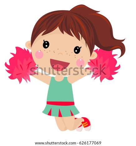 Little Cheerleader Stock Images, Royalty-Free Images & Vectors