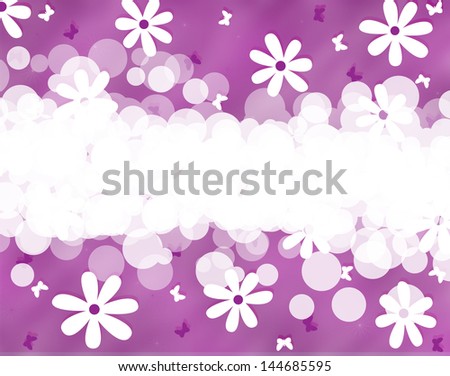 Hearts Flowers Background Stock Vector 797280 - Shutterstock