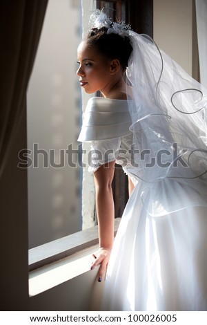http://thumb7.shutterstock.com/display_pic_with_logo/757423/100026005/stock-photo-beautiful-bride-looking-out-a-window-100026005.jpg