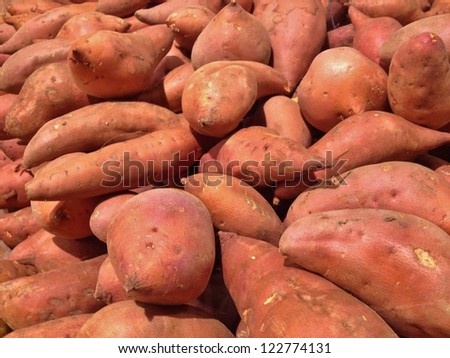 Sweet Potatoes Background