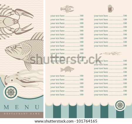 Fish menu Stock Photos, Images, & Pictures | Shutterstock