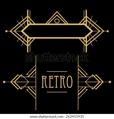 Art Deco Pattern Stock...