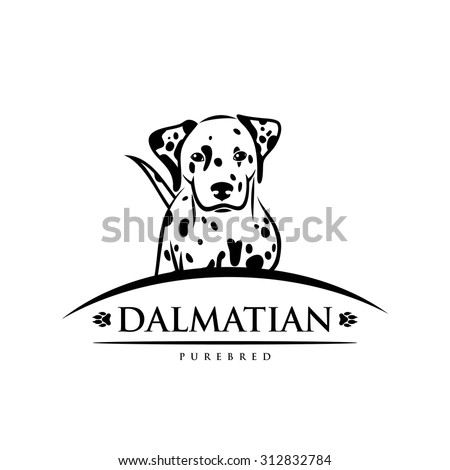 Dalmatian Dog Vector Illustration Stock Vector (Royalty Free) 312832784