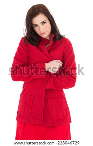 Young Woman Holding Groin Because Need Stock Photo 