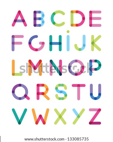 colorful alphabet letters stock images royalty free