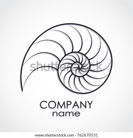 circle vector doodle Stock 139781869 Shutterstock  Shell Vector  Outline Nautilus