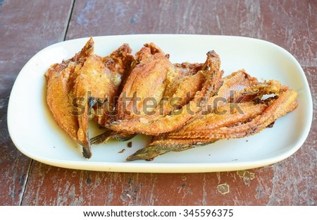 Deep Fried Dried Fish