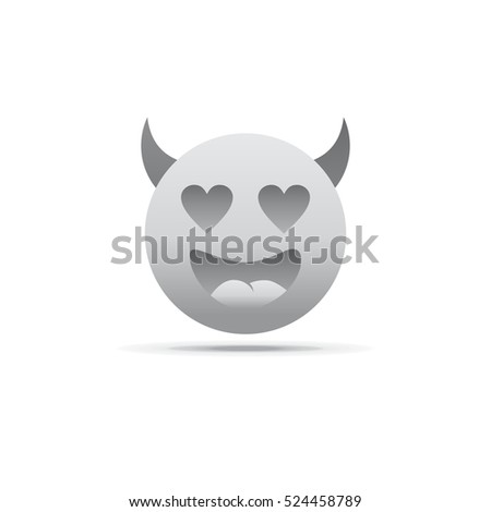 Two Cats Black White One Red Stock Vector 120829252 - Shutterstock