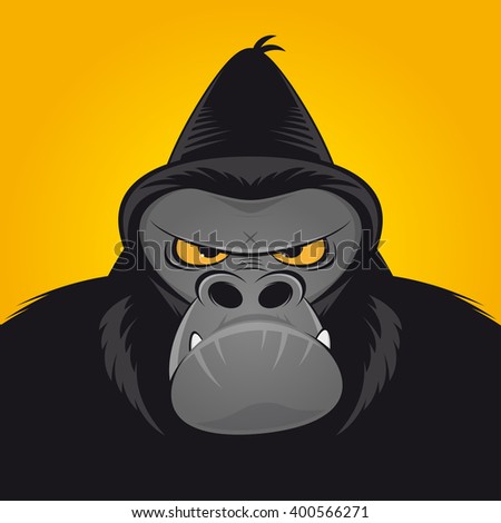 Gorilla Face Angry Stock Photos, Images, & Pictures | Shutterstock