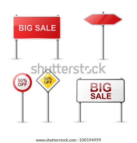 Billboard Sign Stock Vectors & Vector Clip Art | Shutterstock