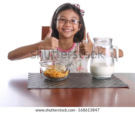 milk and cereal and asian Jack off with gatorade bottle