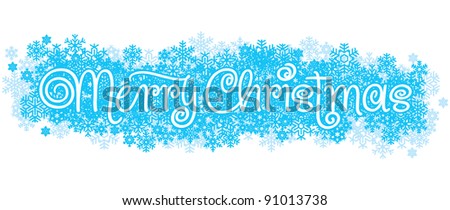 Merry Christmas Hand Lettering Handmade Calligraphy Stock Vector 91013738 - Shutterstock