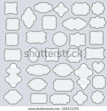 Handdrawn Frames Stock Vector 109152440 - Shutterstock