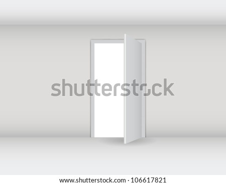 Open White Door Open White Door