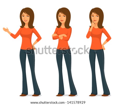 Cartoon Woman Stock Images, Royalty-Free Images & Vectors 