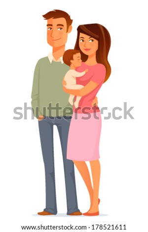 Mom and dad cartoon Stock Photos, Images, & Pictures | Shutterstock