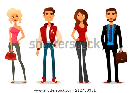 Image result for people cartoon