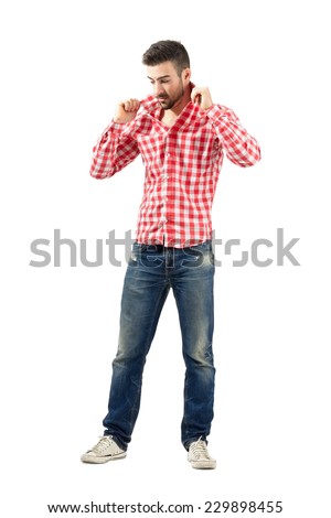 Turned Up Collar Stock Photos, Images, & Pictures | Shutterstock