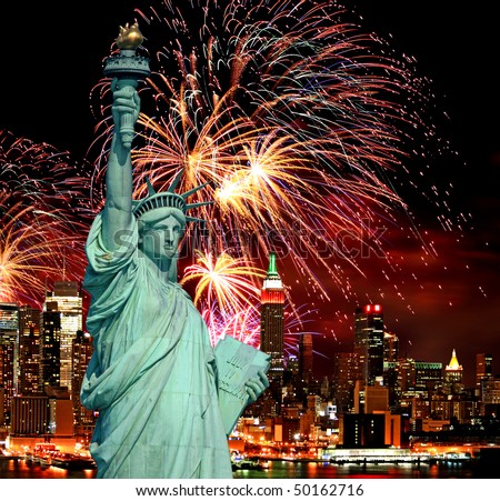 Statue Of Liberty Fireworks Stock Photos, Images, & Pictures | Shutterstock