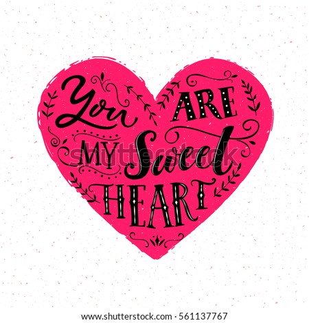 Download You My Sweetheart Valentines Day Card Stock Vector ...