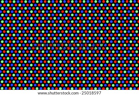 Crt Pixels Extreme Closeup 35mm X Stock Photo 25018597 - Shutterstock