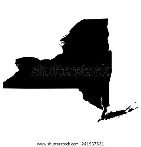 New York State Outline Stock Images, Royalty-Free Images & Vectors