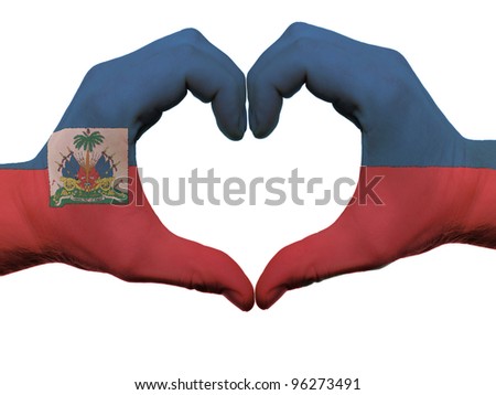 Gesture Made By Bolivia Flag Colored Stock Photo 99279197 - Shutterstock