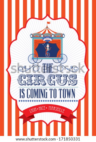 circus poster template