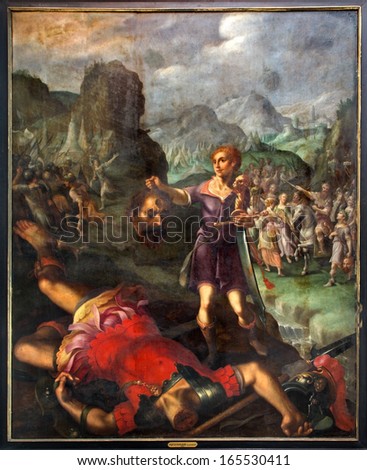 An analysis of the symbolism in the old testament story of goliath and david