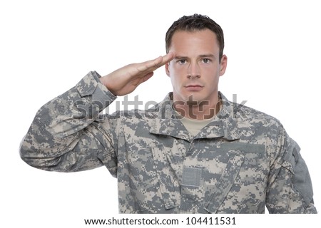 Soldier Salute Stock Photos, Images, & Pictures | Shutterstock