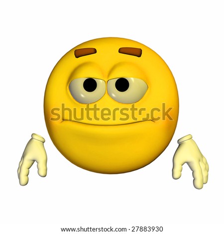 Yellow Emoticon Guy Making Silly Face Stock Illustration 27884005 ...