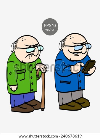 Cartoon Illustration Two Boys Talking Stock Illustration 132354665 ...